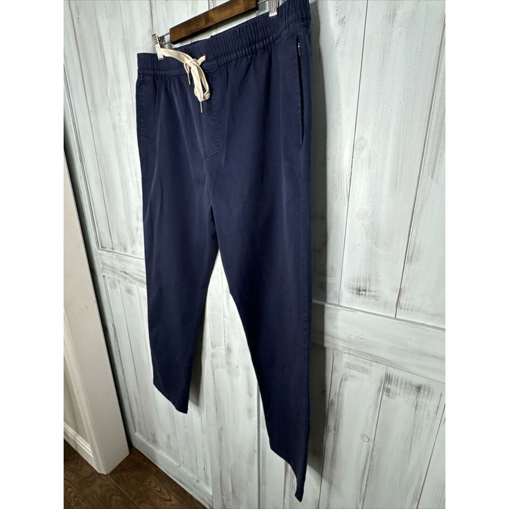 NWT RHONE NAVY BLUE EVERYDAY TWILL OFF HOURS DRAWSTRING ELASTIC WAIST PANTS‎ XL - Picture 4 of 16